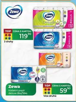 Tamda Foods Zewa toaletní papír deluxe 8ks/16ks nabídka