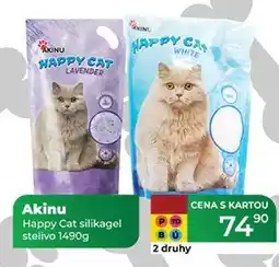 Tamda Foods Akinu Happy Cat silikagel stelivo 1490g nabídka