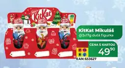 Tamda Foods KitKat Mikuláš @3x17g dutá figurka nabídka