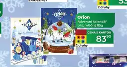 Tamda Foods Orion Adventní kalendář bílý, mléčný 85g nabídka