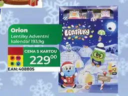 Tamda Foods Orion Lentilky Adventní kalendář 193,9g nabídka