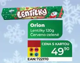 Tamda Foods Orion Lentilky 120g Červeno-zelené nabídka