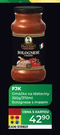 Tamda Foods FJK Omáčka na těstoviny 350g/370ml Bolognese s masem nabídka