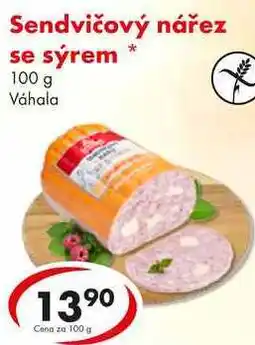 CBA Sendvičový nářez se sýrem, 100 g nabídka