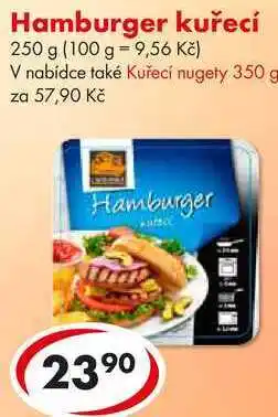 CBA Hamburger kuřecí, 250 g nabídka