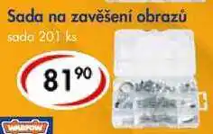 CBA Sada na zavěšení obrazů sada 201 ks nabídka