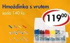 CBA Hmoždinka s vrutem soda 140 ks nabídka