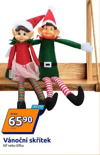 Action Vánoční skřítek nabídka