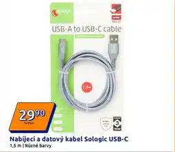 Action Nabíjecí a datový kabel sologic usb-c nabídka