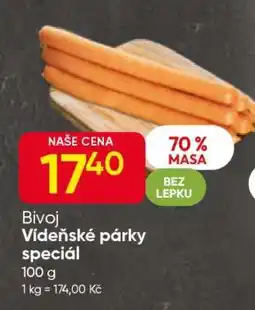 Hruška Vídeňské párky speciál nabídka