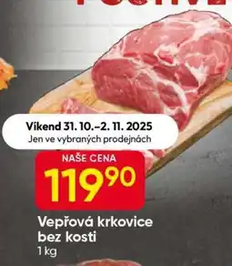 Hruška Vepřová krkovice bez kosti nabídka
