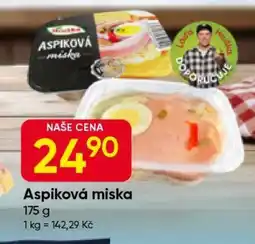 Hruška Aspiková miska nabídka