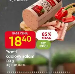 Hruška Prantl Kapiový salám nabídka