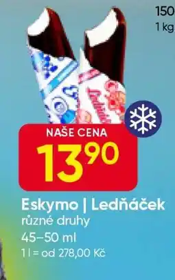 Hruška Eskymo, Ledňáček nabídka