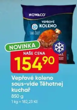 Hruška Vepřové koleno sous-vide Těhotnej kuchař nabídka