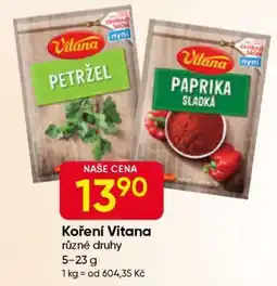 Hruška KOŘENÍ VITANA nabídka