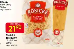 Hruška Rosické těstoviny nabídka
