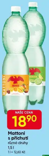 Hruška Mattoni s příchutí nabídka