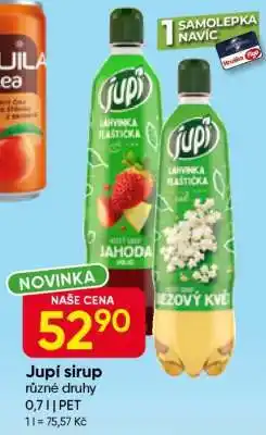 Hruška Jupí sirup nabídka