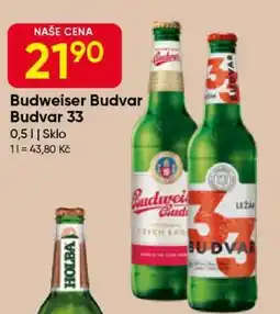 Hruška Budweiser Budvar, Budvar 33 nabídka
