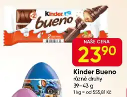 Hruška KINDER BUENO nabídka