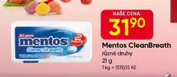 Hruška Mentos CleanBreath nabídka