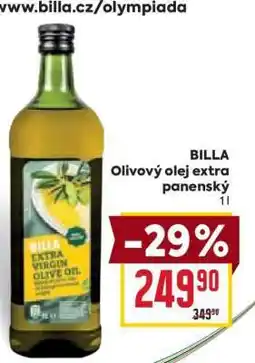 Billa BILLA Olivový olej extra panenský 1l nabídka
