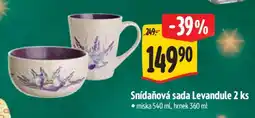 Albert Snídaňová sada Levandule 2 ks nabídka