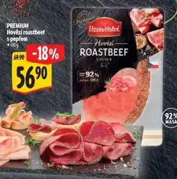 Albert PREMIUM Hovězí roastbeef s pepřem nabídka