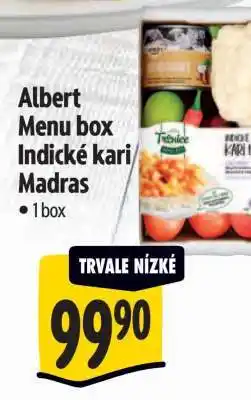 Albert Albert Menu box Indické Kari Madras nabídka