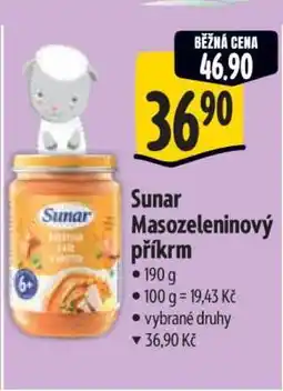 Albert SUNAR Masozeleninový příkrm nabídka