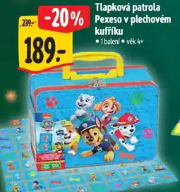 Albert Tlapková patrola Pexeso v plechovém kufříku nabídka