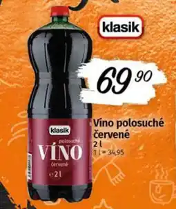 Coop Klasik Víno polosuché červené nabídka