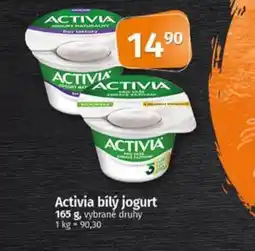 Coop Activia bílý jogurt nabídka