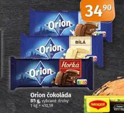 Coop Orion čokoláda nabídka