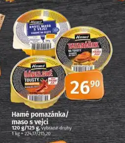 Coop Hamé pomazánka/ maso s vejci nabídka