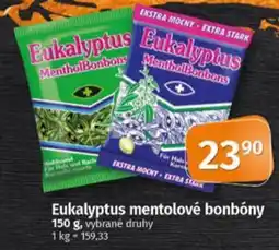 Coop Eukalyptus mentolové bonbóny nabídka