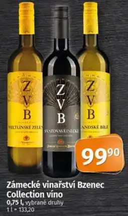 Coop Zámecké vinařství Bzenec Collection víno nabídka