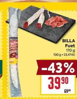 Billa BILLA Fuet 170 g nabídka
