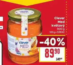 Billa Clever Med květový 900 g nabídka