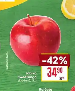Billa Jablka SweeTango skládané, 1kg nabídka