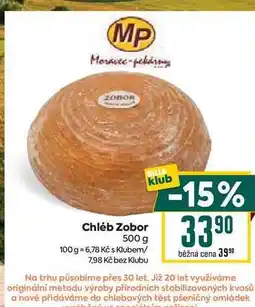 Billa Chléb Zobor 500 g nabídka
