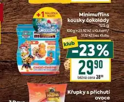 Billa Minimuffins kousky čokolády 125 g nabídka