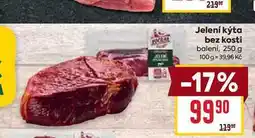 Billa Jelení kýta bez kosti balení, 250 g nabídka