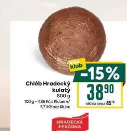 Billa Chléb Hradecký kulatý 800 g nabídka