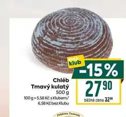 Billa Chléb Tmavý kulatý 500 g nabídka