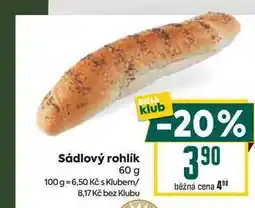 Billa Sádlový rohlík 60 g nabídka