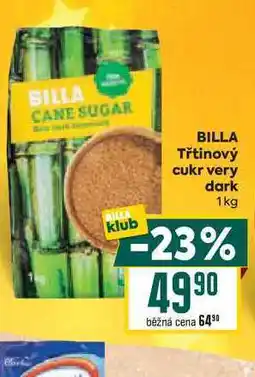 Billa BILLA Třtinový cukr very dark 1kg nabídka