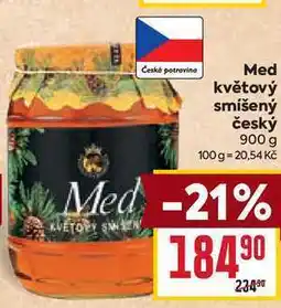 Billa Med květový smíšený český 900 g nabídka