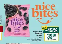 Billa Nice Bites Švestky sušené 200 g nabídka